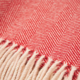 Festive Red Herringbone