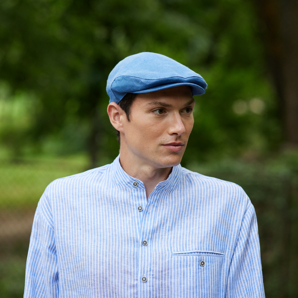 Irish linen cheap flat cap