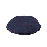 Slieve League Navy/Red Donegal Fleck Plaid